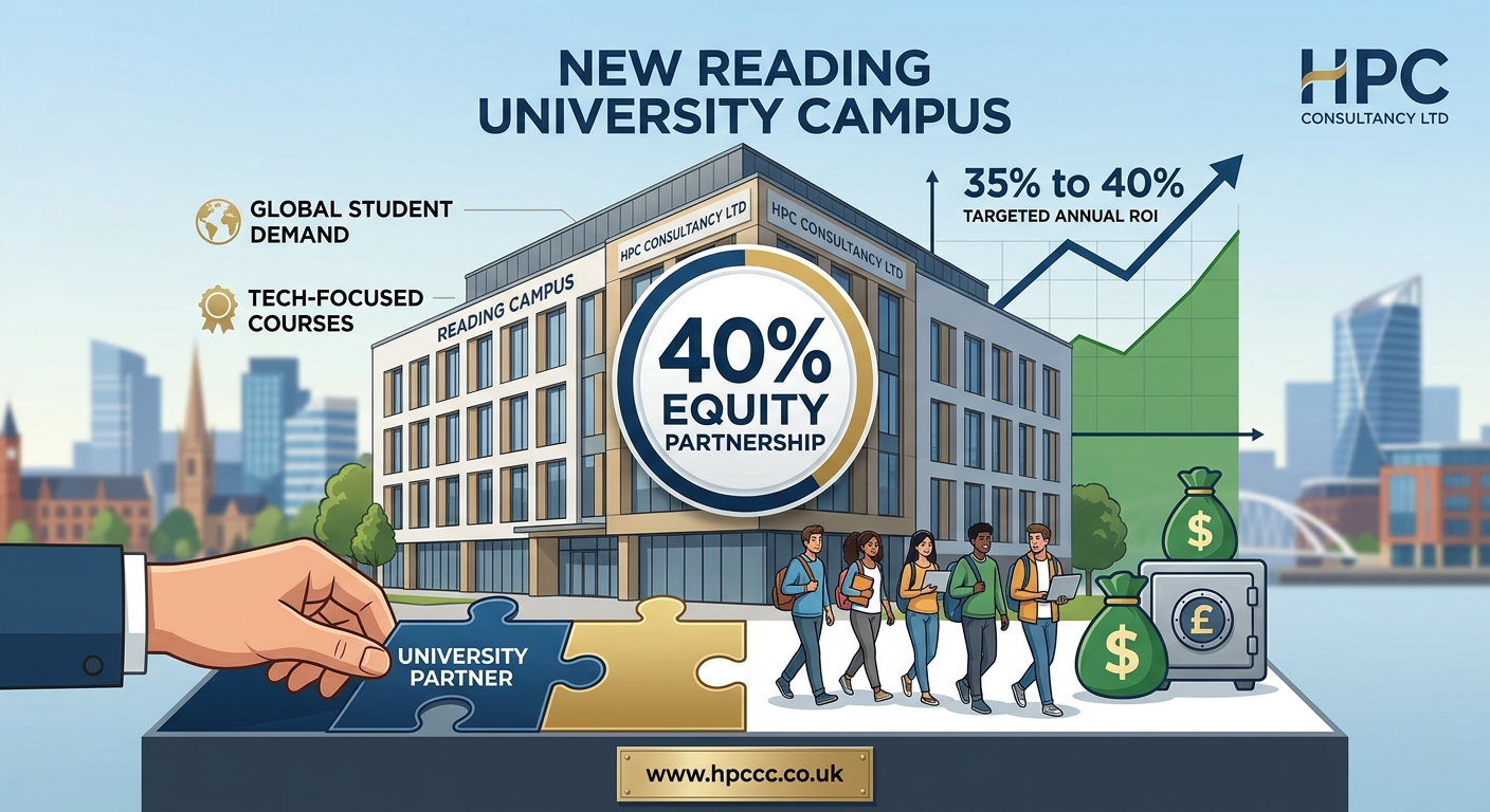 40% Equity Partnership in New Reading University Campus, seeking Malaysia Investor